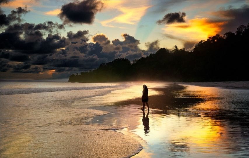 Radhanagar Beach Inida