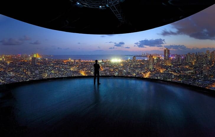 Mumbai India Skyline