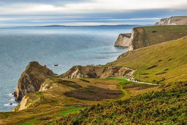 Golden Cap Walk Dorset England
